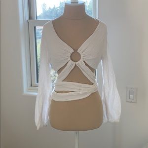 FashionNova Bobbie Top - White